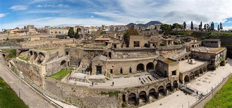 which volcano destroyed the ancient roman town of herculaneum|Herculaneum beach destroyed by Mount Vesuvius reopens .